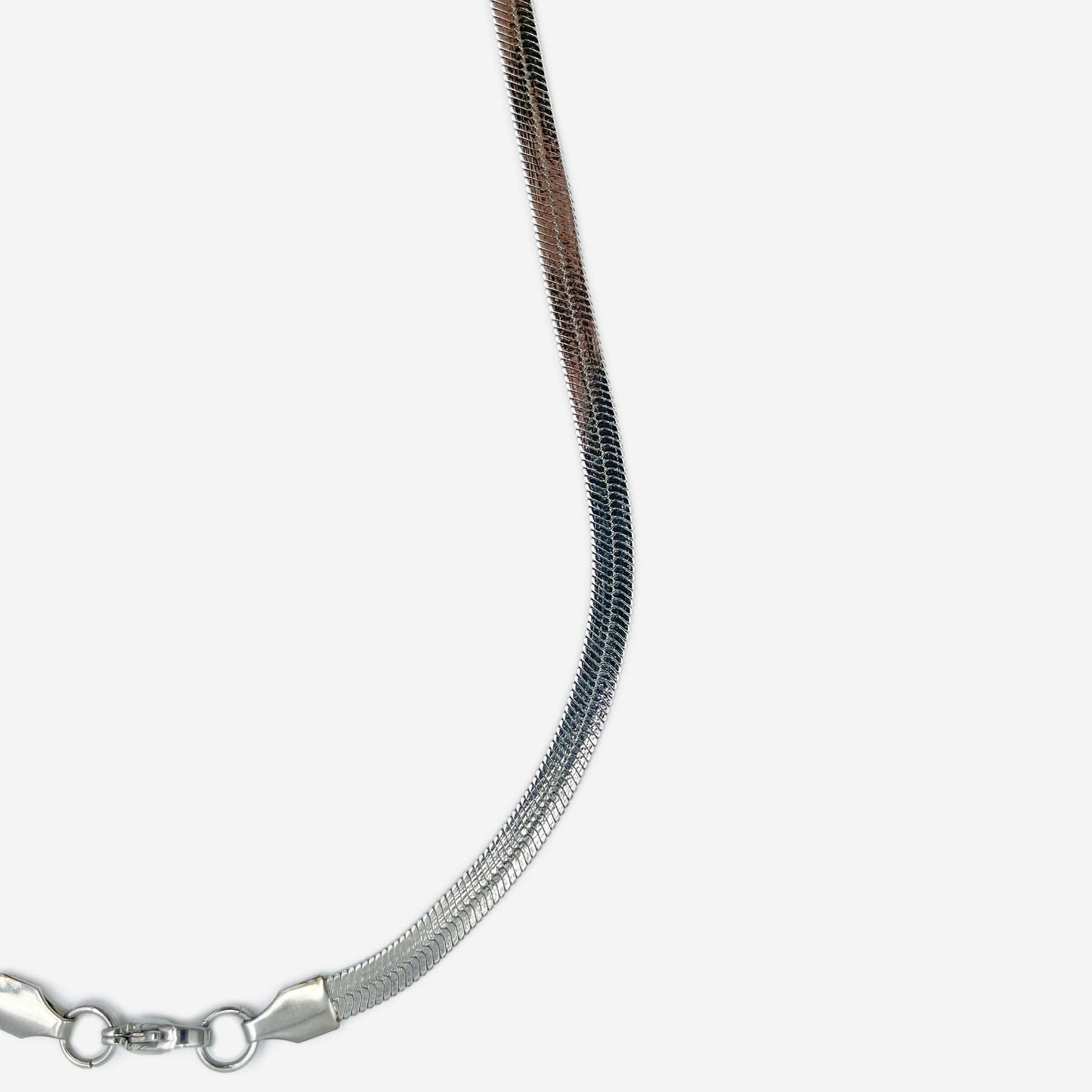 Collar Plano Plateado