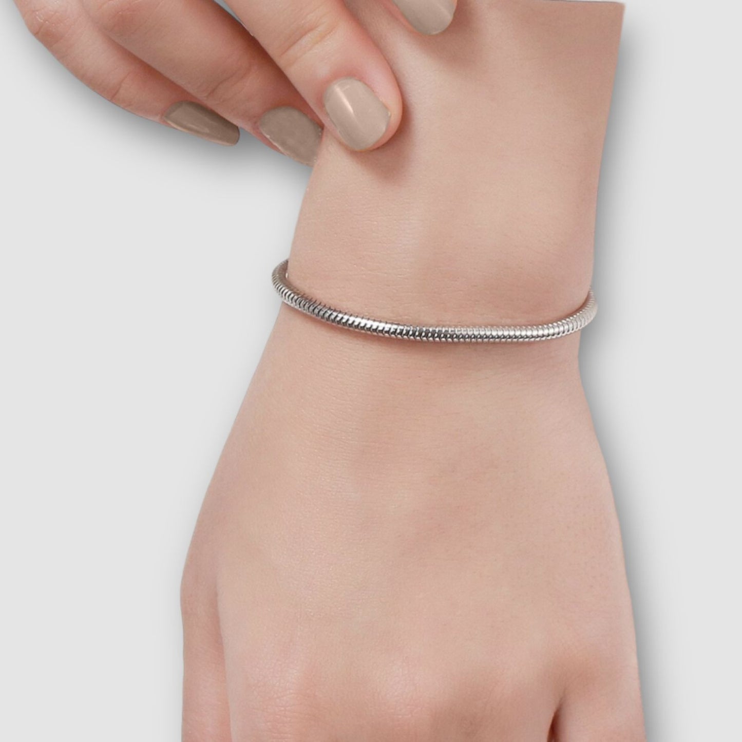 Pulsera en plata 925 Eslabones Redondos