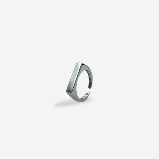 Anillo Minimal Plateado