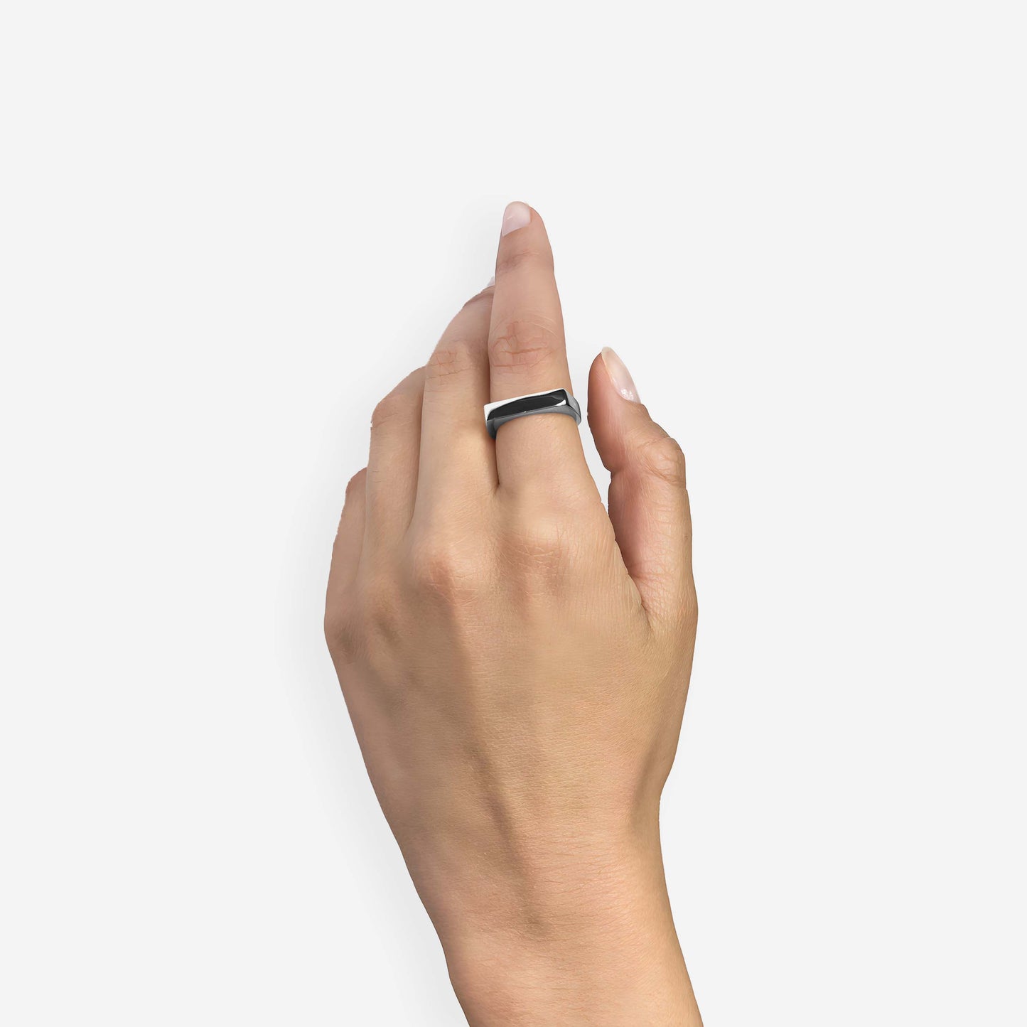 Anillo Minimal Plateado