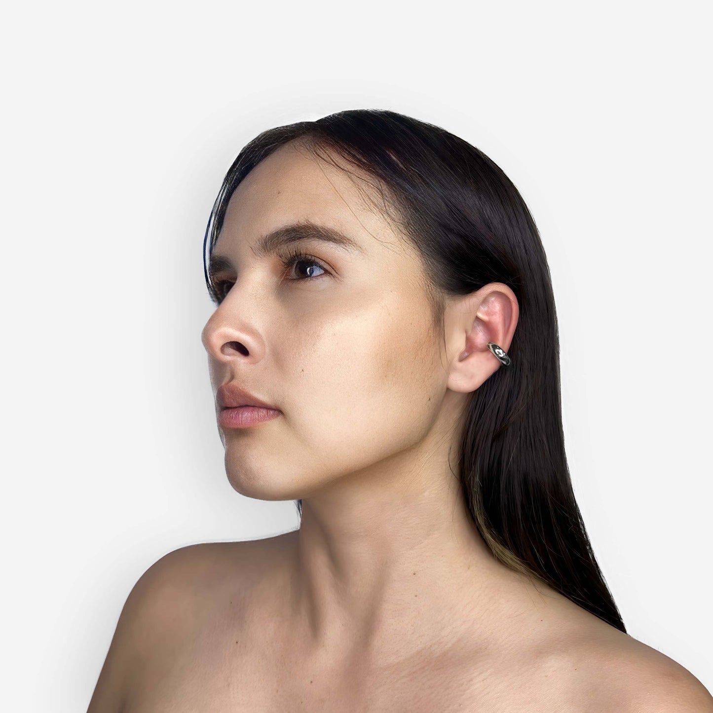 Earcuff Minimal Plateado